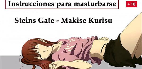  JOI hentai en español con Kurisu de Steins Gate, un experimento especial.